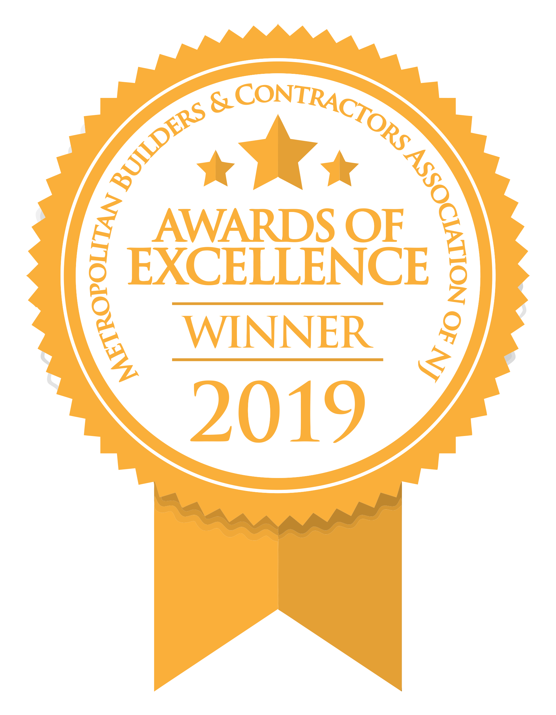 2019 Kitchen Design of the Year at the METRO Builders Association awards ceremony!